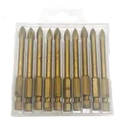 6mm Tile Drill Bits - 10 Piece Set