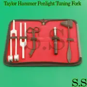 Tactical Black 5 pcs Taylor Hammer, Penlight, Scissor and Tuning Fork C128, C512