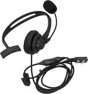 Intercom Headset, Headphone for 2‑Way Radio Earpiece Walkie Talkies Accessories with 1 X Headphone for Walkie-Talkie Headphone