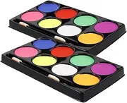 to Use Oil- Makeup Palette 8 Body Paint Set for Boys and Girls Halloween and Parties