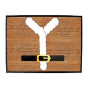 Santa Costume Christmas - Funny Novelty Doormat Man Cave Floor mat
