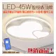 台灣現貨實體店面【阿倫燈具】(PN10)LED-45W智能調光調色吸頂燈 結合手機APP操+三段壁切 全電壓 保固一年