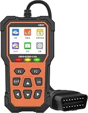 OBD2 Diagnostic Tool OBD-II Fault Code Scanner, Car Engine Diagnostic Tool with TFT Display, Real-time Data, Performance Tests, Car Fault Diagnosis & Repair, O2 Sensor Analysis for iOS