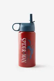 [Cotton On Kids] Cotton On Kids - Spiderman Kids Metal Drink Bottle - Lcn mar spiderman/varsity red SOLID LCN MAR SPIDERMAN/VARSITY RED