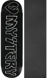 Mystery Skateboards Rock City Logo 8.25" Skateboard Deck + griptape
