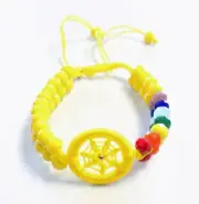 Handmade Adjustable Mexican String & Bead Bracelet Mult #1501 One Size Fits Most