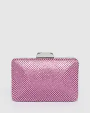 Pink Maxine Clutch Bag