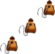 TOYANDONA 3pcs Practical Dice Pouch Drawstring Bag for Boys and Girls Storage for Dice Coins Small Items