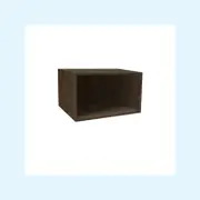 Kaboodle 360x400-499mm Walnut Customisable Microwave Open Shelf