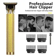 Electric Hair Clipper Hair Trimmer For Usb Rechargeable Electric Shaver Gold