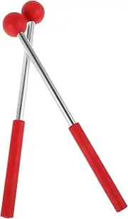 Yardwe 1 Pair Tongue Drum Mallet Drumsticks Durable Percussion Accessory for Marimba and Xylophone Reliable Musical Drumstick for Music Enthusiasts and Learners Handle