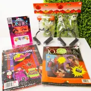 Vintage Sealed Halloween K-Mart Party Decor Headlight Door Cover Kmart Mix Lot