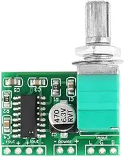 PAM8403 Mini DC 5V Digital Audio Amplifier Power Amp Module Board, 4pcs with Potentiometer, for Home Stereo System