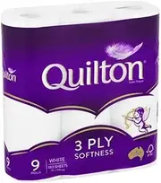 Quilton 3-Ply Toilet Tissue 9 Pack