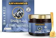 Lifehanced Pure Himalayan Shilajit Resin|Dietary Supplement to Boost Energy|78%+ Fulvic Acid|Rich in Minerals|Lab Tested