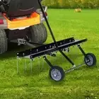 Scarifier Lawn Raker Tine Dethatcher Moss Remover for Ride-on Mower vidaXL