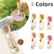 Portable Dog Water Bottle Food And Water Container For Pet Pets Feeder Bowl Outd
