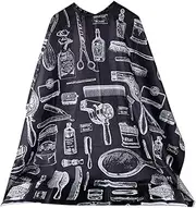 FOMIYES 1 Set Hairdressing Supplies Nylon Cape Apron and Comb Barber Cape for All Durable Hairdressing Cloak Easy to Clean Reusable Apron with Professional Comb for Stylists