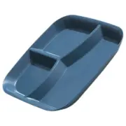 Three-point Grid Dish Sectioned Plate Divided Dining Baby Serving Dishes