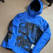CHAMONIX DOLENT MEN'S XL BLUE CAMO PRINT SNOW JACKET SKI SNOWBOARD WINTER