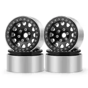 1/2/4pc 1.9" Metal Beadlock Wheel Rims fr 1/10 RC Crawler Axial SCX10 RC4WD CC01