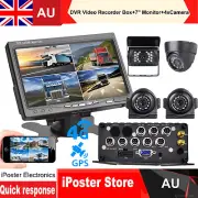 4CH 1080P 2TB HDD Hard Disk Car Mobile DVR MDVR Video Record Camera 7'' Monitor