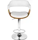 Artiss Selina White Barstool 1 Pack Comfortable PU Leather Padded Seat New