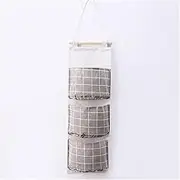 Hanging Storage Organiser Bag，Cotton and Linen Waterproof Storage Hanging Bag Hanging Multi-Layer Door Rear Debris(Color:Style D,Size:20.5X58.5cm) (Color : Style a, Siz (Color : Style E, Size : 20