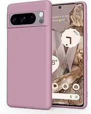 Silicone Case for Google Pixel 8 Pro Case(2023), Ultra Thin Flexible Premium Rubber Full Body Protection Anti-Fingerprint Dust-proof Shockproof Anti-Scratch for Pixel 8 Pro Cover