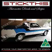 Chrysler CL Valiant Drifter Ute Stripes Decals - Light Blue, Mid Blue, Black