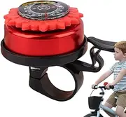 Bike Ring Bell - Loud Bike Bell - Handlebar Chime Compass Cycling Accessory for Kids Sports Road Commute School Outdoor Camping Racing Park City Beach Mountain