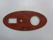 GAUGE / SWITCH BLANK PANEL FAUX WOODGRAIN 7 3/16" W X 3 1/4" H MARINE BOAT