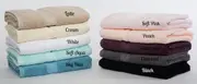 7 Pieces Egyptian Cotton Bath Towel or Bath Sheet Set 650GSM 10 Colors
