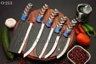 JAPANESE STEEL EXQUISITE QUAILTY, CHEF SET, ONE OF KIND, EXOTIC WOOD- O-213