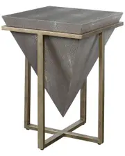 Uttermost Bertrand Shagreen Accent Table
