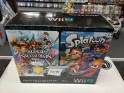 Nintendo Wii U Smash Splat Deluxe Set 32GB Console Smash Bros Splatoon Bundle