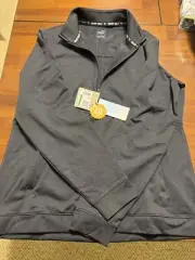 “NEW" WOMENS PUMA CLOUDSPUN 1/4 ZIP PULLOVER SIZE L Black #535516 07
