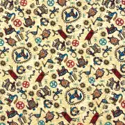 Aboriginal Animals Sewing Quilting Cotton Fabric by the half yard