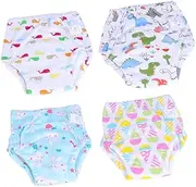 SAFIGLE Infant Training Pants 6-Layer Gauze Diapers Washable and Reusable Cartoon Motifs Helps Develop Pee Habits Size XL Convenient Design