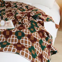 在飛比找松果購物優惠-北歐風情民族毛毯 裝飾毯床尾搭毯 休閒毯四季通用 (8.3折