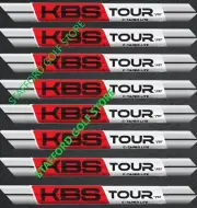 KBS Tour C-Taper Lite .355"Tip Steel Iron Golf Shafts S-Flex 110g 3-PW Set of 8