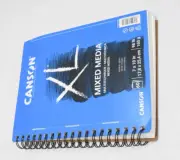 Canson XL Mix Media Pad 7" x 10" Drawing Watercolor Sketchbook 60 Sheets