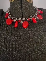 Paparazzi Grand Canyon Grotto Red Necklace With Earrings