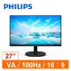 (聊聊享優惠) PHILIPS 27型 271V8LAB(黑)(寬)螢幕顯示器(台灣本島免運費)