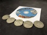 Crafty Power (Magnetic Walking Liberty Half Dollar Coins Set) Coin Magic Tricks