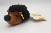 Steiff Mini Cosy Hedgehog Plush 10cm 4in ID Button, Flag and Tags Germany