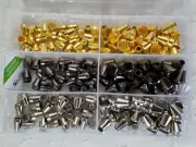 18 Pcs Metal Bell Cone Stopper Drawstring Cord Locks Rope Fastener Toggle 3COLOR