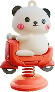 Car Dashboard Decorations Carousel, Car Shake Head Doll, Cartoon Bobblehead Doll Decoration Ornament for Car, Figurine for Car Interior, Car Dashboard Decorations