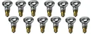 Set of 12, R39 E17 Replacement Light Bulb Motion Lamp 30W Reflector Type