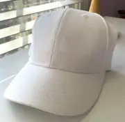 Express Baseball Cap Plain White Strapback 100% Cotton X logo